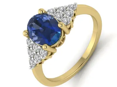 Women ring 3dm Render details 3D print model