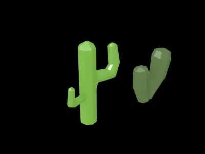 Desert Environment pack Free low-poly 3D model