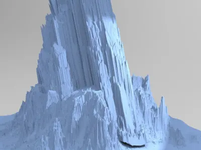 Claw Mountain alien 3  3D model