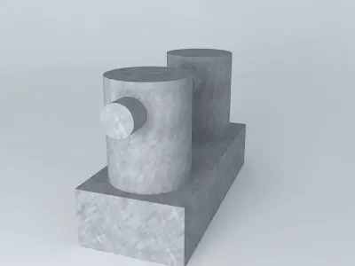 ARGONAUTIX marine details bollard 3D model