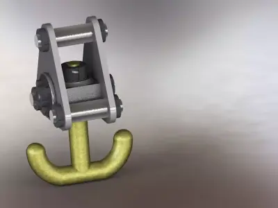 Crane Hook Free 3D model by zubairwajid