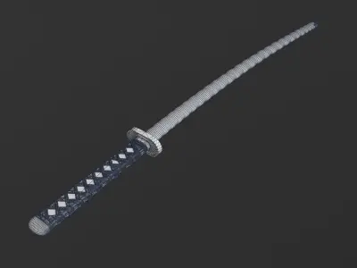 Wado Ichimonji Free 3D model