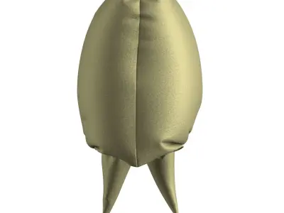 Nylon Padded Hat 3D model