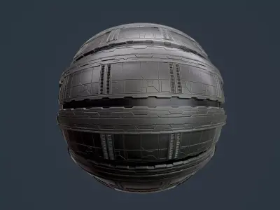 Sci-Fi Military Seamless PBR Texture 106 Texture