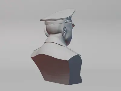Iron General Valerii Zaluzhnyi bust 3D print model