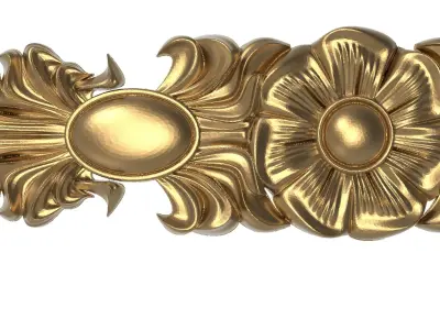 decorative pattern ready for 3D printing 3D model 59