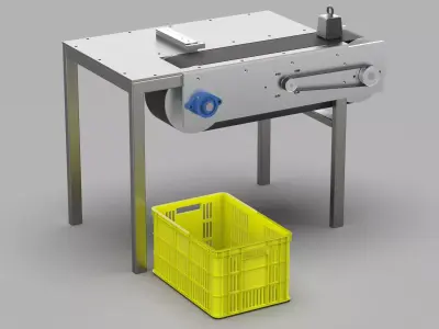 Basket Test Machine 2 - 4K 3D model