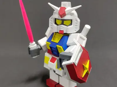 Legolized gundam Free 3D print model