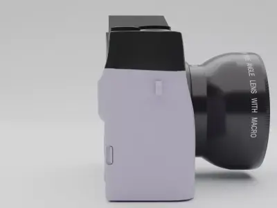 Camera Low-poly 3D model