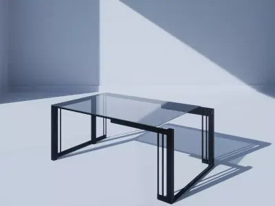 MG ShadowBox Modern Coffee Table 3D model