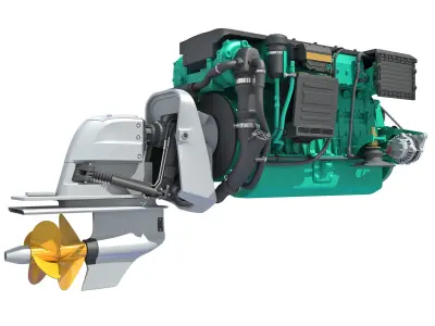 Propulsion Engine 3D Models 3D Model Pack