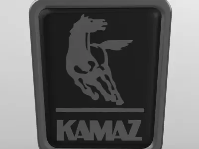 kamaz logo 3D model