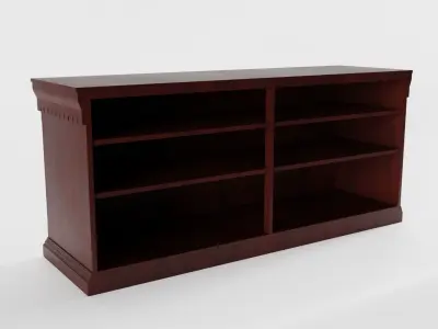 Victorian Shop Counter Low-poly 3D model