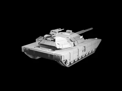 3d tank Free 3D model