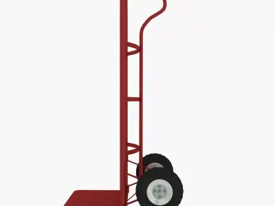 Hand Truck Low-poly 3D model purchase