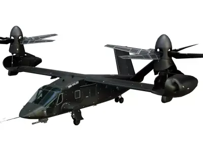 Bell V-280 Valor Low-poly 3D model