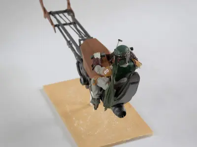 Swoop Bike as seen in The Book of Boba Fett 3D print model