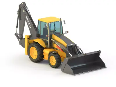 Backhoe Loader 3D model
