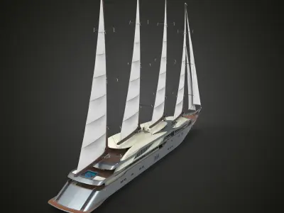 Sailing Yacht 3D model