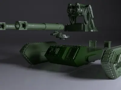Legendary Battle Tank for 3Dprint 3D print model