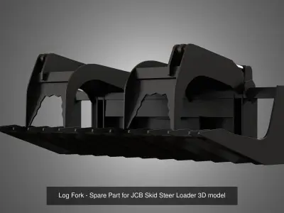 JCB Skid Steer Loaders - Spare Parts 3D Model Pack