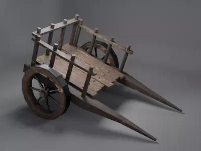 WoodenCart Free 3D print model