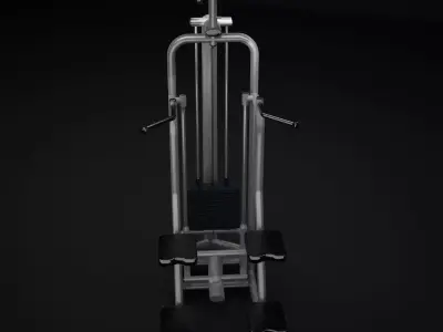 Easy Chin Dip Machine 3D model