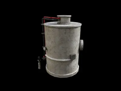 Boiler - PBR - Textured Low-poly 3D model