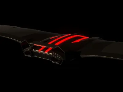 Sci-fi Battle Drone - Spaceship - Scout 3D model