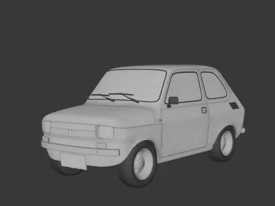 Cars Mode FIAT 126 3D model