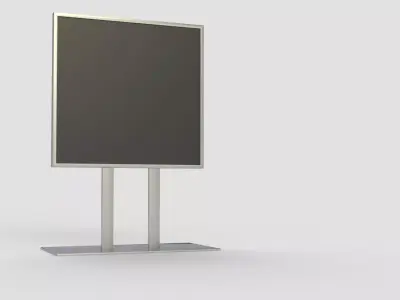 Glossy Display Stand 3D model
