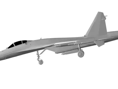 Sukhoi Su-35 3D model shop