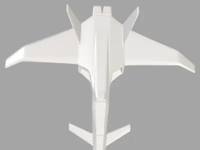 Spacecraft concept vehicle 3D print model