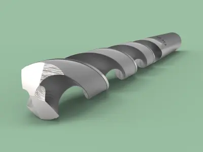 Drill bit 3D model buy