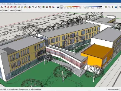 Sketchup Kindergarten A1 3D model
