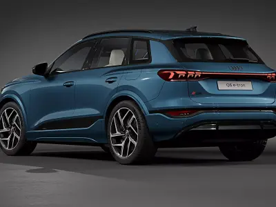 2025 Audi Q6 e-tron quattro 3D model
