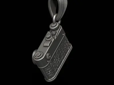 photo camera pendant 3D print model