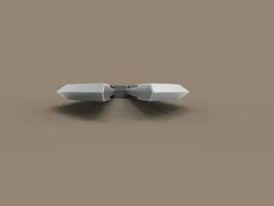 Dagger from the Darker than black  3D model