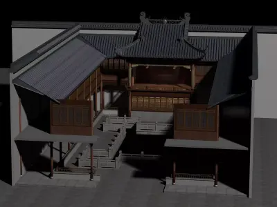 Chinese Style Architecture 3D model 60