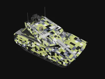 Lynx 120 Armoured Fighting Vehicle Tank 3D model