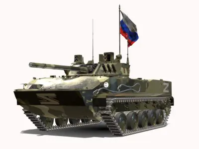 BMD 4 ARMORED RUSSO 3D model