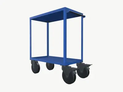 Hand Trolley 3D model buy