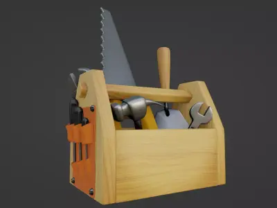 Cartoon Toolbox 3D model