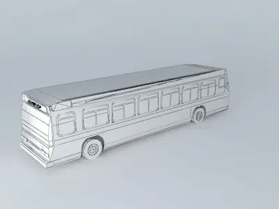 The fully modfied Google Bus Free 3D model