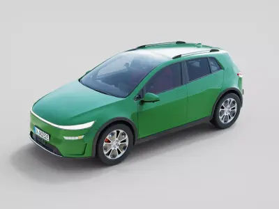 Dosch 3D - Car Details - Crossover SUV - BEV 3D model