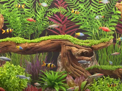 Aquarium 4 3D model