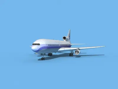 Lockheed L1011 Thai Sky Airlines 3D model
