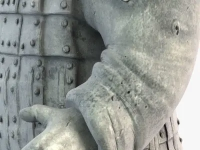 Terracotta Warriors-Armored Warrior 3D model