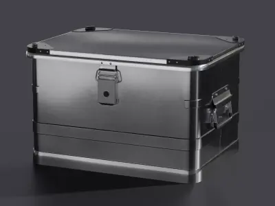 Aluminum Container 003 XS 3D model