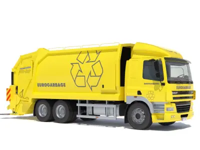 DAF CF 85 Garbage Truck 3D model